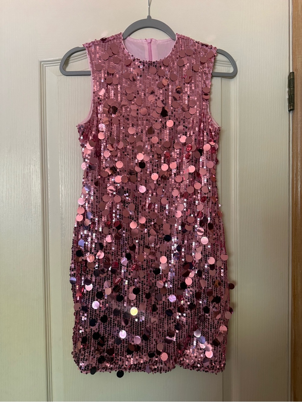 Women's Pink Sequin Party Dress